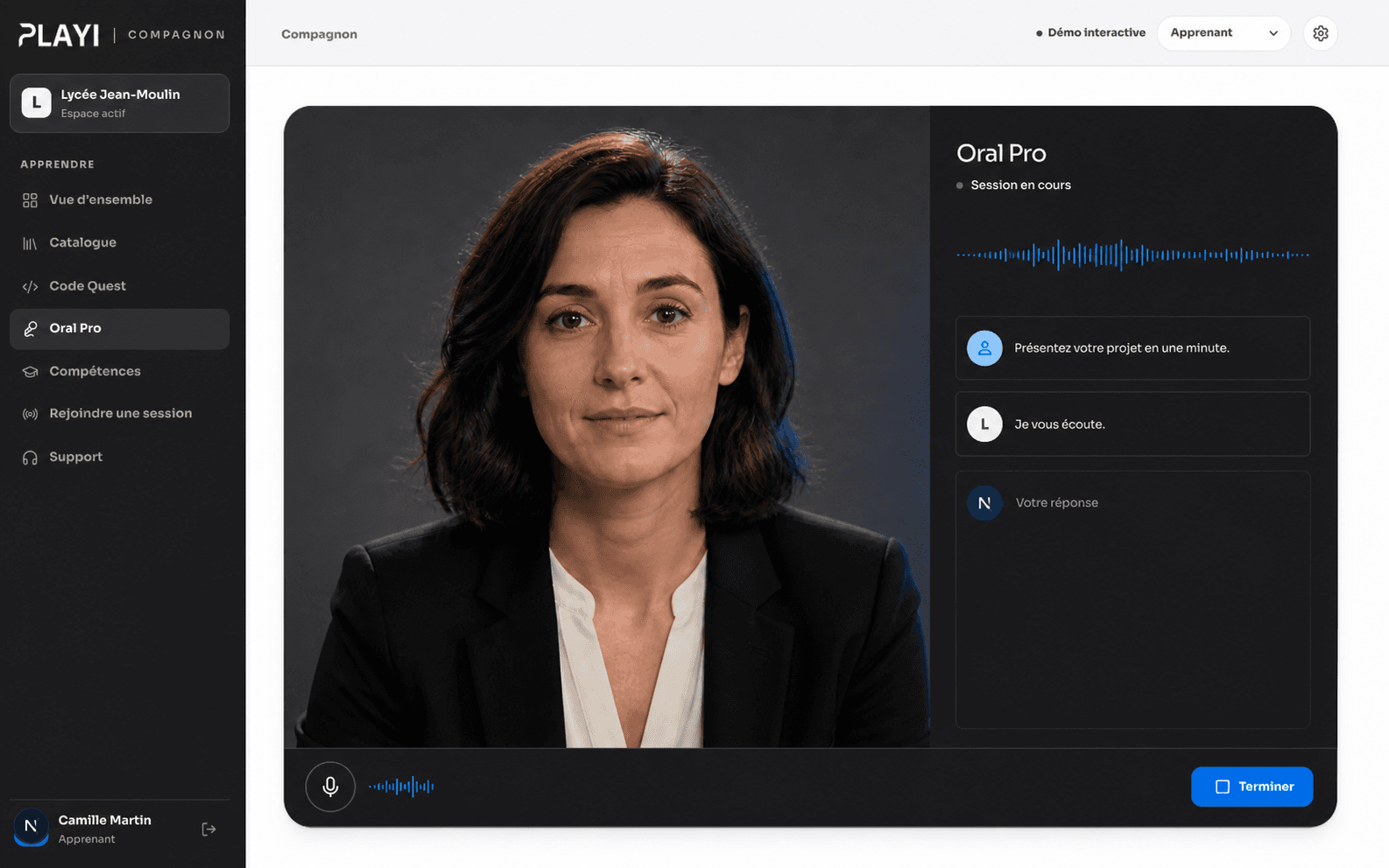 Oral-Pro-Simulation in Compagnon